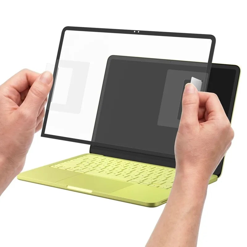 Spigen Glas.tR Slim FC – grūdintas stiklas, skirtas MacBook Neo (juodas rėmelis)