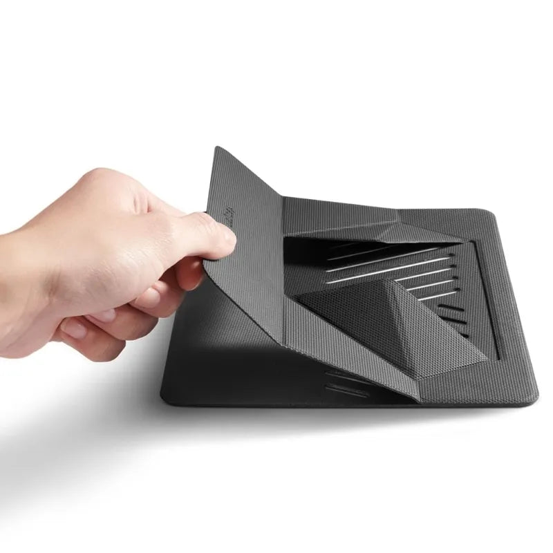 Spigen LD201-S6 Slimfold – Nešiojamojo kompiuterio / planšetinio kompiuterio stovas (pilka spalva)