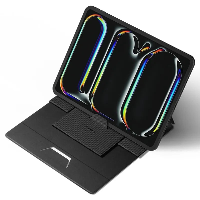 Spigen LD201-S8 Slimfold – nešiojamojo kompiuterio / planšetės stovas (kosminės pilkos spalvos)