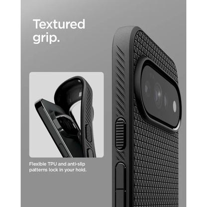 Spigen Liquid Air – dėklas Google Pixel 11 Pro XL (matinė juoda)
