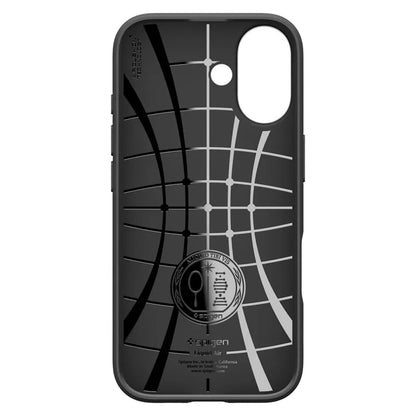 Spigen Liquid Air - Dėklas iPhone 17 (Matinė juoda)