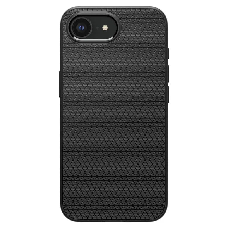 Spigen Liquid Air dėklas iPhone 17e / 16e (Matinis juodas)