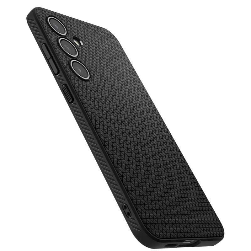Spigen Liquid Air – dėklas Samsung Galaxy S24 FE (matinis juodas)