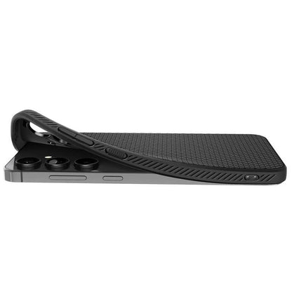 Spigen Liquid Air – dėklas Samsung Galaxy S24 FE (matinis juodas)