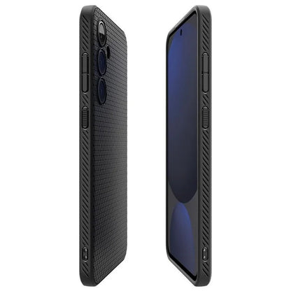 Spigen Liquid Air – dėklas Samsung Galaxy S24 FE (matinis juodas)