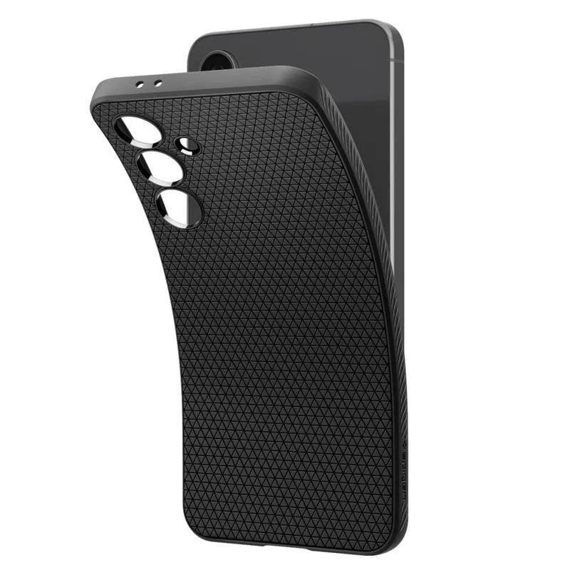 Spigen Liquid Air – dėklas Samsung Galaxy S24 FE (matinis juodas)