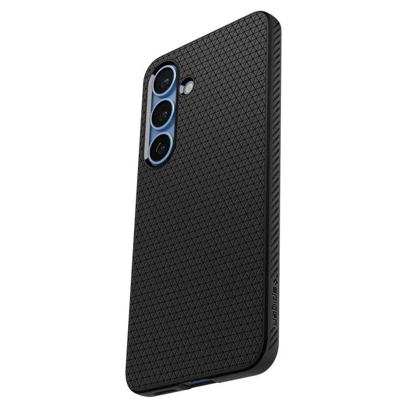 Spigen Liquid Air – dėklas Samsung Galaxy S25 (matinė juoda)