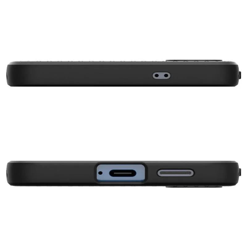 Spigen Liquid Air – dėklas Samsung Galaxy S25 (matinė juoda)