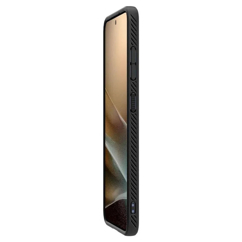 Spigen Liquid Air – dėklas Samsung Galaxy S25 (matinė juoda)
