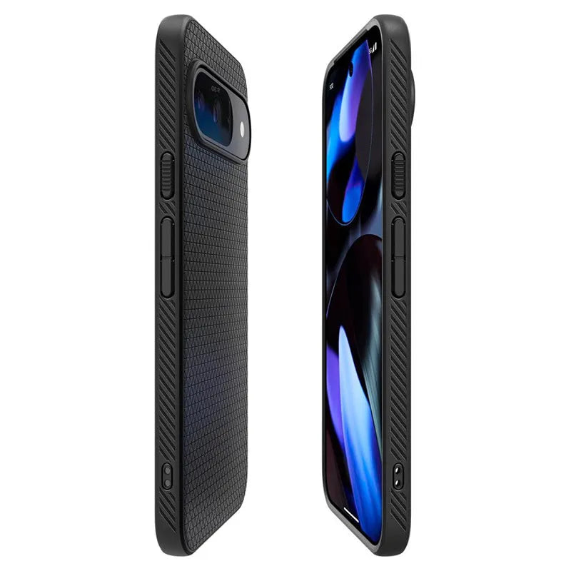 Spigen Liquid Air - Dėklas, skirtas Google Pixel 9 Pro XL (matinė juoda)