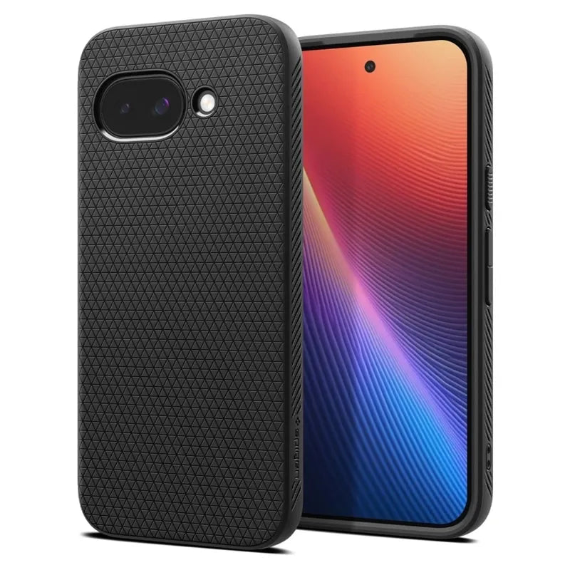 Spigen Liquid Air - dėklas, skirtas Google Pixel 9a (matinė juoda)