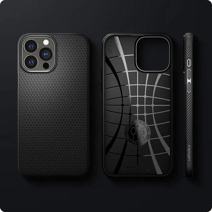 Spigen Liquid Air – dėklas, skirtas iPhone 13 Pro (juodas)