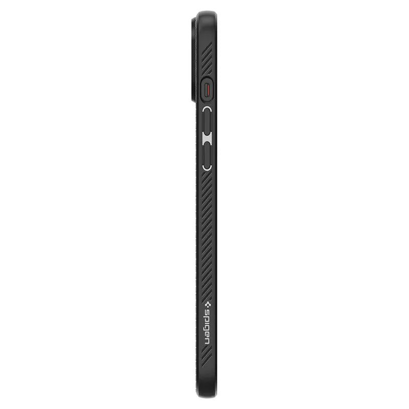 Spigen Liquid Air – dėklas skirtas iPhone 15 Plus (matinė juoda)