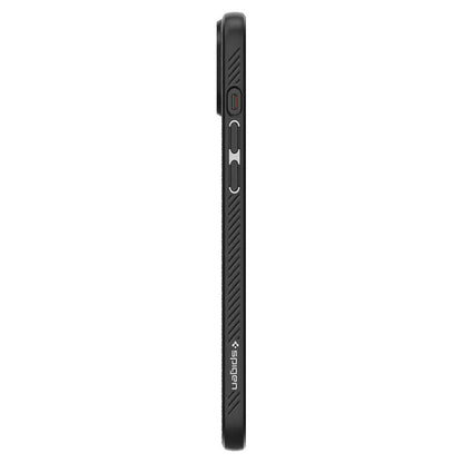 Spigen Liquid Air – dėklas skirtas iPhone 15 Plus (matinė juoda)