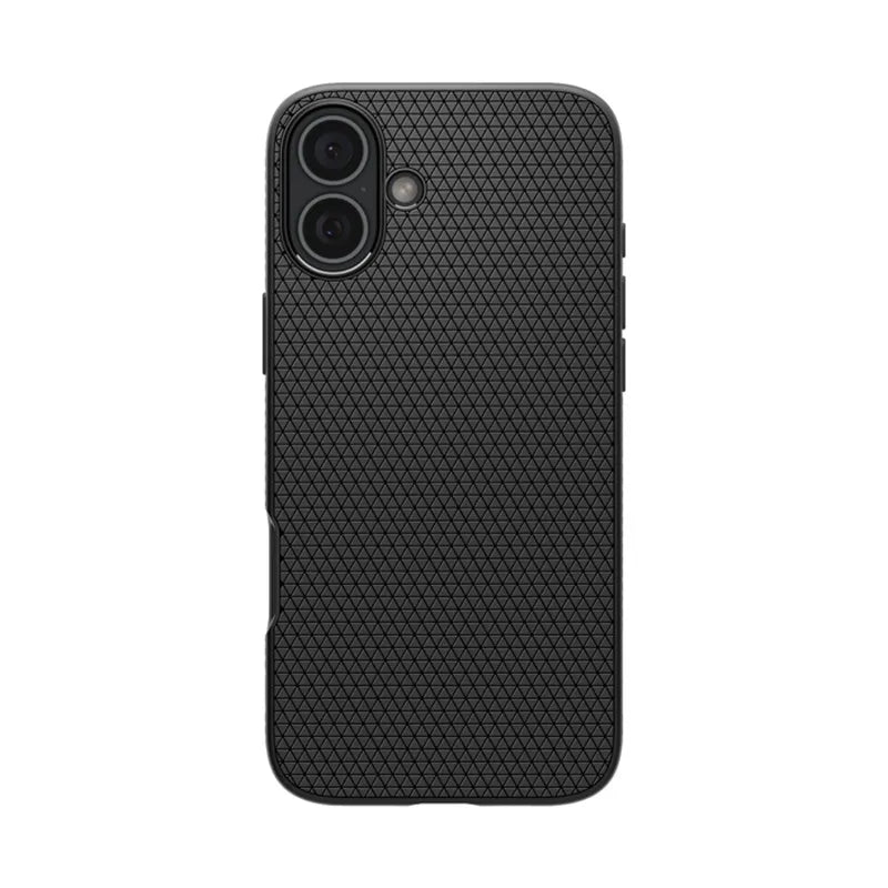 Spigen Liquid Air – dėklas skirtas iPhone 16 (matinė juoda)