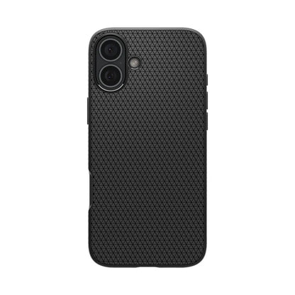 Spigen Liquid Air – dėklas skirtas iPhone 16 (matinė juoda)