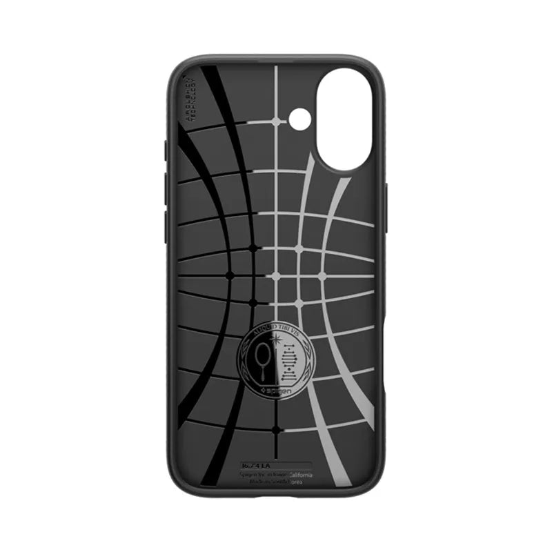 Spigen Liquid Air – dėklas skirtas iPhone 16 (matinė juoda)