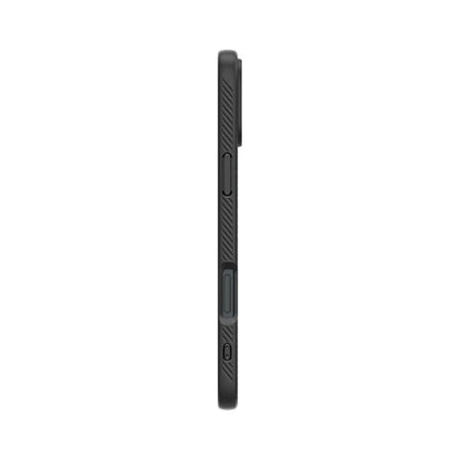 Spigen Liquid Air – dėklas skirtas iPhone 16 (matinė juoda)