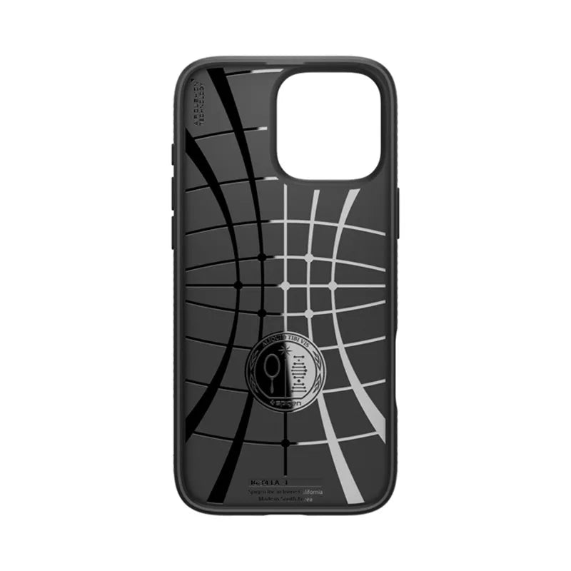 Spigen Liquid Air - dėklas, skirtas „iPhone 16 Pro“ („Matte Black“)