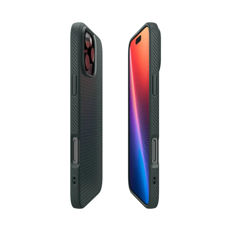 Spigen Liquid Air – dėklas, skirtas „iPhone 16 Pro Max“ (Abyss Green)