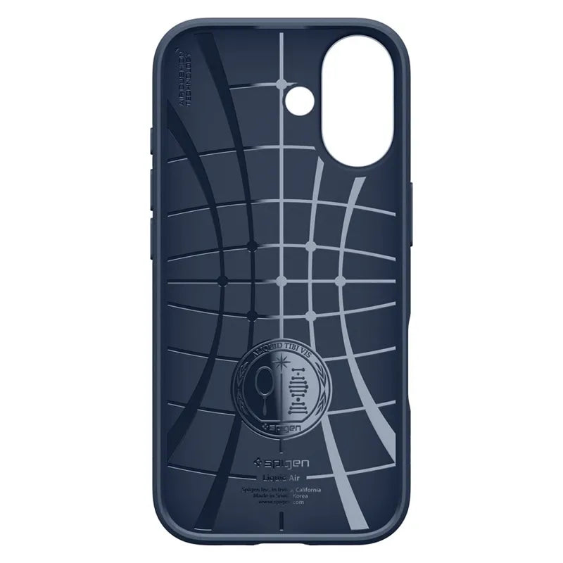 Spigen Liquid Air - Dėklas, skirtas iPhone 17 (Tamsiai mėlynas)