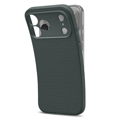 Spigen Liquid Air – dėklas, skirtas iPhone 18 Pro / 17 Pro (Abyss Green)