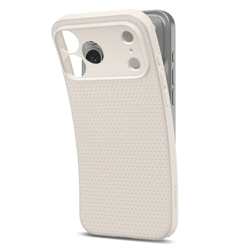 Spigen Liquid Air – dėklas, skirtas iPhone 18 Pro Max / 17 Pro Max (Natural Titanium)