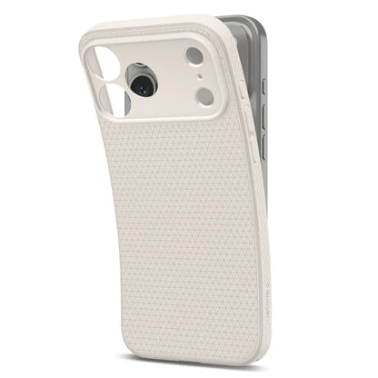 Spigen Liquid Air – dėklas, skirtas iPhone 18 Pro Max / 17 Pro Max (Natural Titanium)