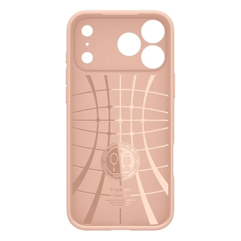 Spigen Liquid Air – dėklas, skirtas iPhone 18 Pro Max / 17 Pro Max (rožinio titano spalvos)