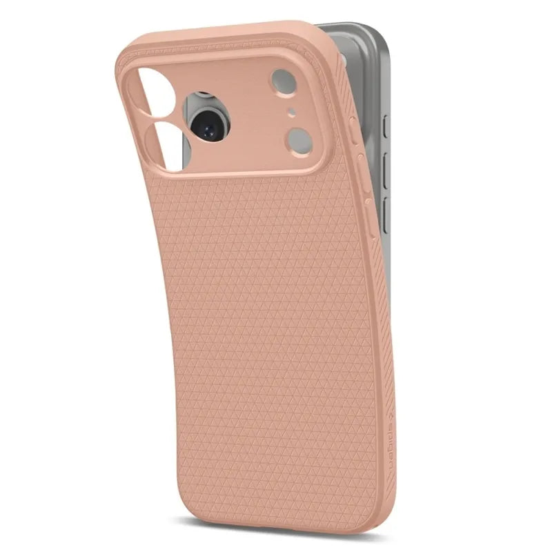 Spigen Liquid Air – dėklas, skirtas iPhone 18 Pro Max / 17 Pro Max (rožinio titano spalvos)