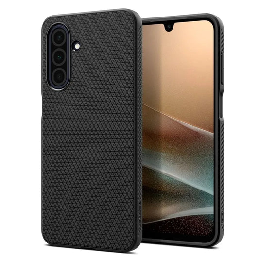 Spigen Liquid Air dėklas, skirtas Samsung Galaxy A26 5G (Matinis juodas)