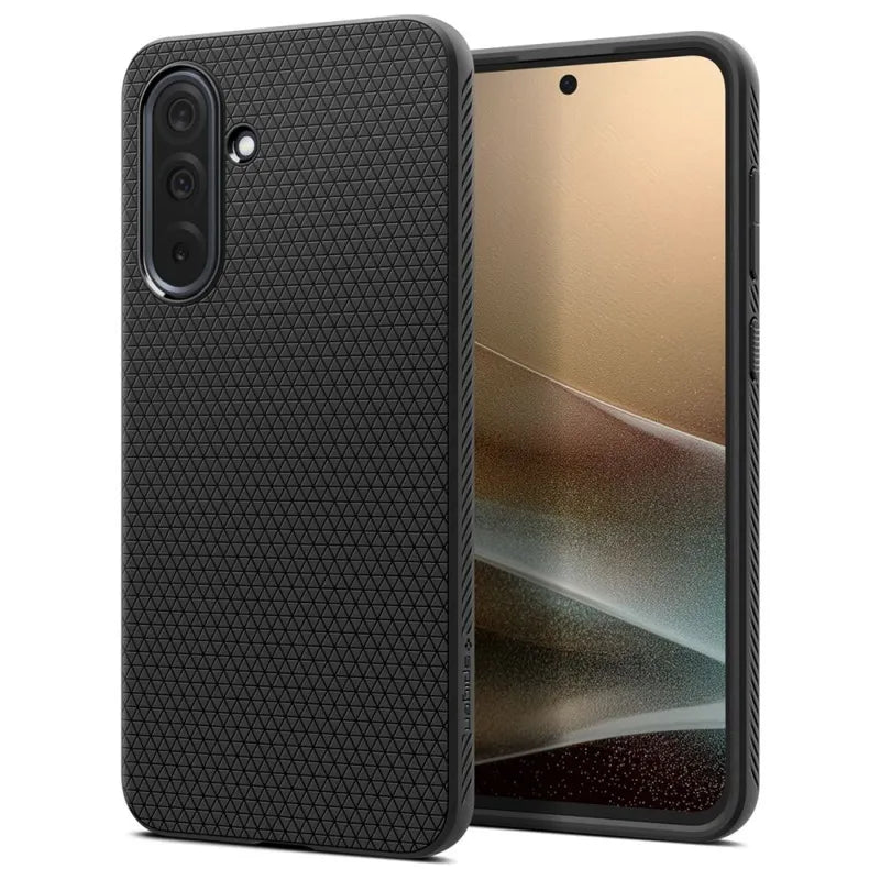 Spigen Liquid Air – dėklas, skirtas Samsung Galaxy A36 5G (matinis juodas)