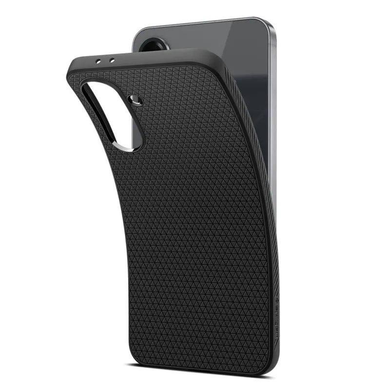 Spigen Liquid Air – dėklas, skirtas Samsung Galaxy A56 5G (matinė juoda)
