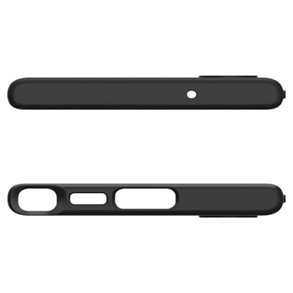 Spigen Liquid Air – dėklas, skirtas „Samsung Galaxy S23 Ultra“ (matinė juoda)