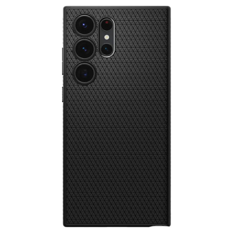 Spigen Liquid Air – dėklas, skirtas „Samsung Galaxy S23 Ultra“ (matinė juoda)