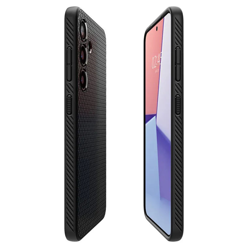 Spigen Liquid Air – Dėklas, skirtas Samsung Galaxy S24 (matinė juoda)