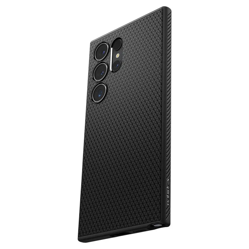 Spigen Liquid Air – dėklas, skirtas Samsung Galaxy S24 Ultra (matinis juodas)