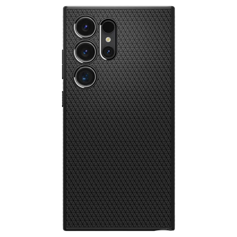 Spigen Liquid Air – dėklas, skirtas Samsung Galaxy S24 Ultra (matinis juodas)