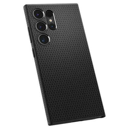 Spigen Liquid Air – dėklas, skirtas Samsung Galaxy S24 Ultra (matinis juodas)