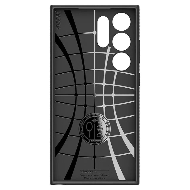 Spigen Liquid Air – dėklas, skirtas Samsung Galaxy S24 Ultra (matinis juodas)