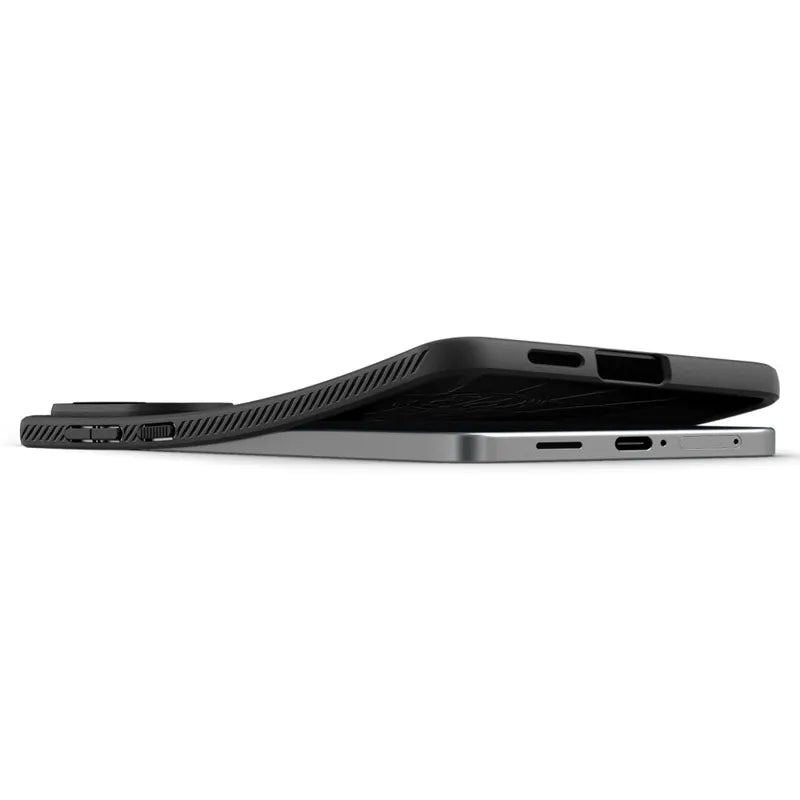 Spigen Liquid Air – dėklas, skirtas „Samsung Galaxy S25 Edge“ (matinis juodas)
