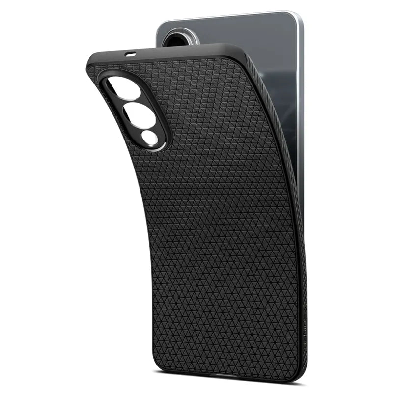 Spigen Liquid Air – dėklas, skirtas „Samsung Galaxy S25 Edge“ (matinis juodas)