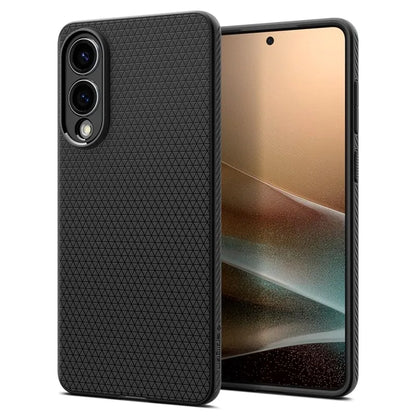 Spigen Liquid Air – dėklas, skirtas „Samsung Galaxy S25 Edge“ (matinis juodas)