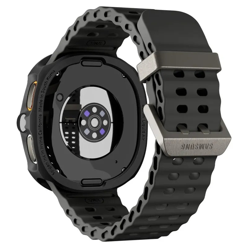 Spigen Liquid Air – Dėklas, skirtas Samsung Galaxy Watch 8 40 mm (Matinė juoda)