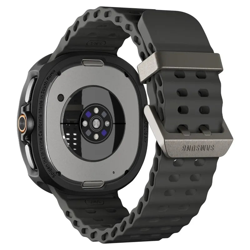Spigen Liquid Air - Dėklas, skirtas Samsung Galaxy Watch 8 Classic 46 mm (Matinė juoda)
