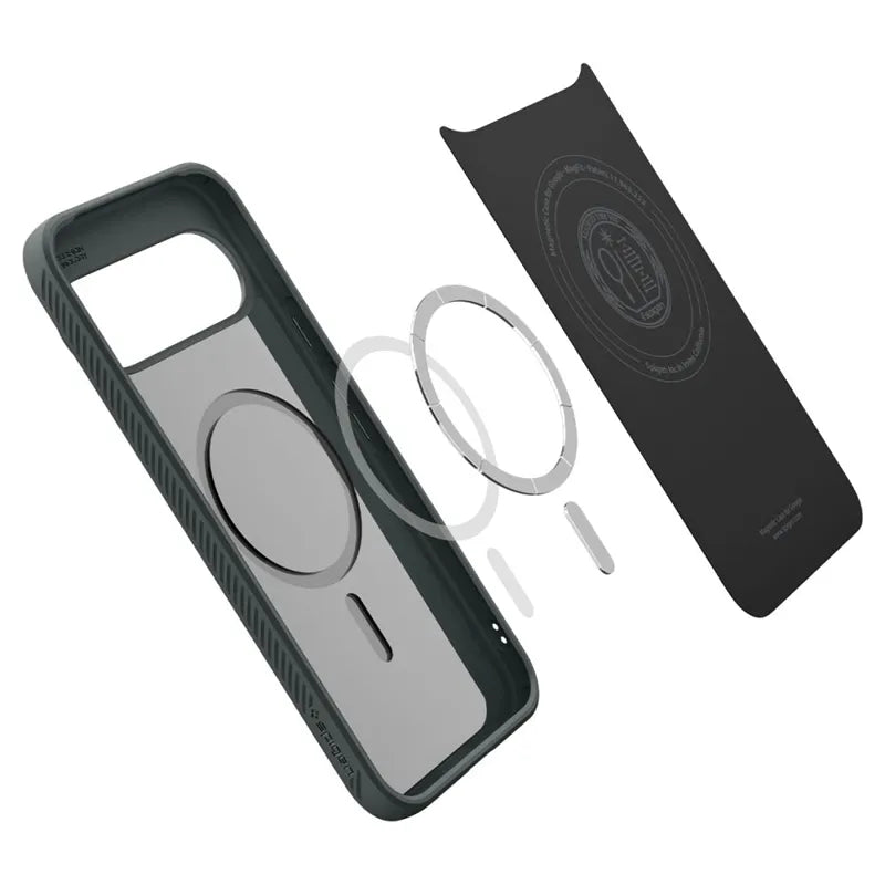 Spigen Liquid Air Mag MagSafe - Dėklas Google Pixel 10 Pro XL (Abyss Green)