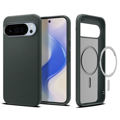 Spigen Liquid Air Mag MagSafe - Dėklas Google Pixel 10 Pro XL (Abyss Green)