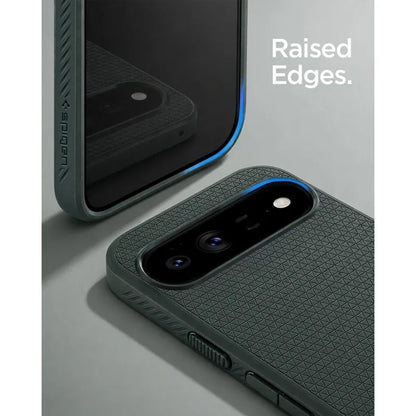Spigen Liquid Air Mag MagSafe – dėklas Google Pixel 11 (Abyss Green)