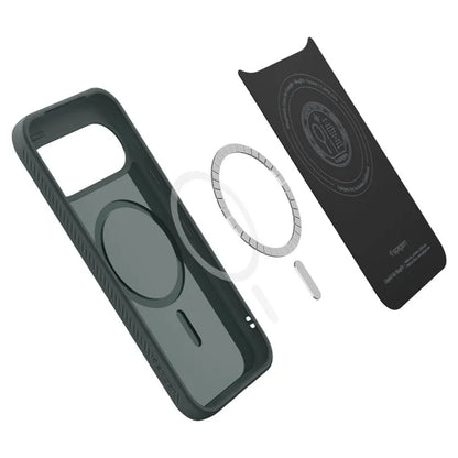 Spigen Liquid Air Mag MagSafe – dėklas Google Pixel 11 (Abyss Green)
