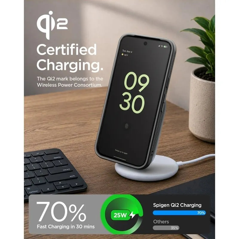 Spigen Liquid Air Mag MagSafe - dėklas Google Pixel 11 Pro (Matte Black)